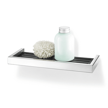 Linea Polished Stainless Steel Shower Shelf 35.2cm - Premium Bathroom Storage