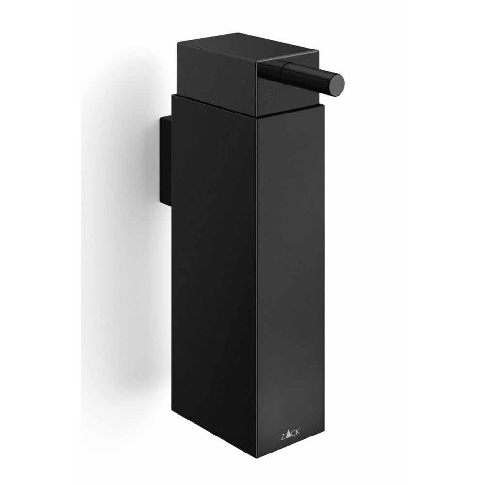 Linea Powder Coated Black Stainless Steel Wall Soap Dispenser 40405