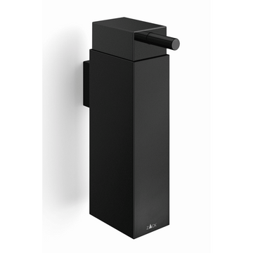 Linea Powder Coated Black Stainless Steel Wall Soap Dispenser 40405
