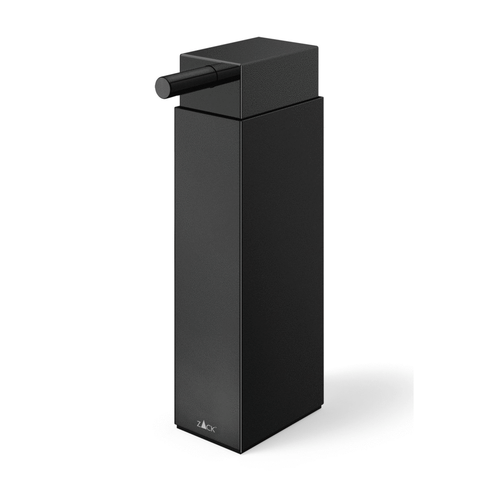 Linea Premium Black Soap Dispenser - Powder Coated Stainless Steel Free Standing Design