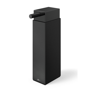 Linea Premium Black Soap Dispenser - Powder Coated Stainless Steel Free Standing Design