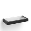 Linea Premium Black Stainless Steel Bathroom Shelf - 26.5cm