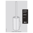 Linea Premium Brushed Stainless Steel Wall - Mounted Toilet Brush