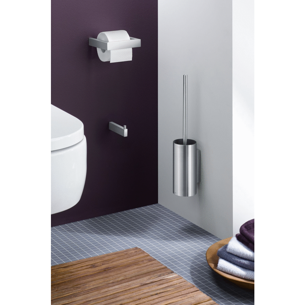 Linea Premium Brushed Stainless Steel Wall - Mounted Toilet Brush