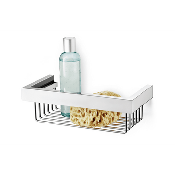 Linea Shower Basket - Polished Stainless Steel Premium Bathroom Storage
