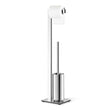 Linea Toilet Butler - Polished Stainless Steel Premium Bathroom Storage