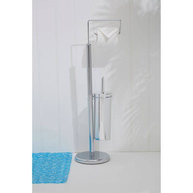 Linnea Chrome Toilet Brush And Roll Holder