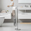 Linnea Chrome Toilet Brush And Roll Holder
