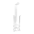 Linnea Chrome Toilet Roll Holder with Storer
