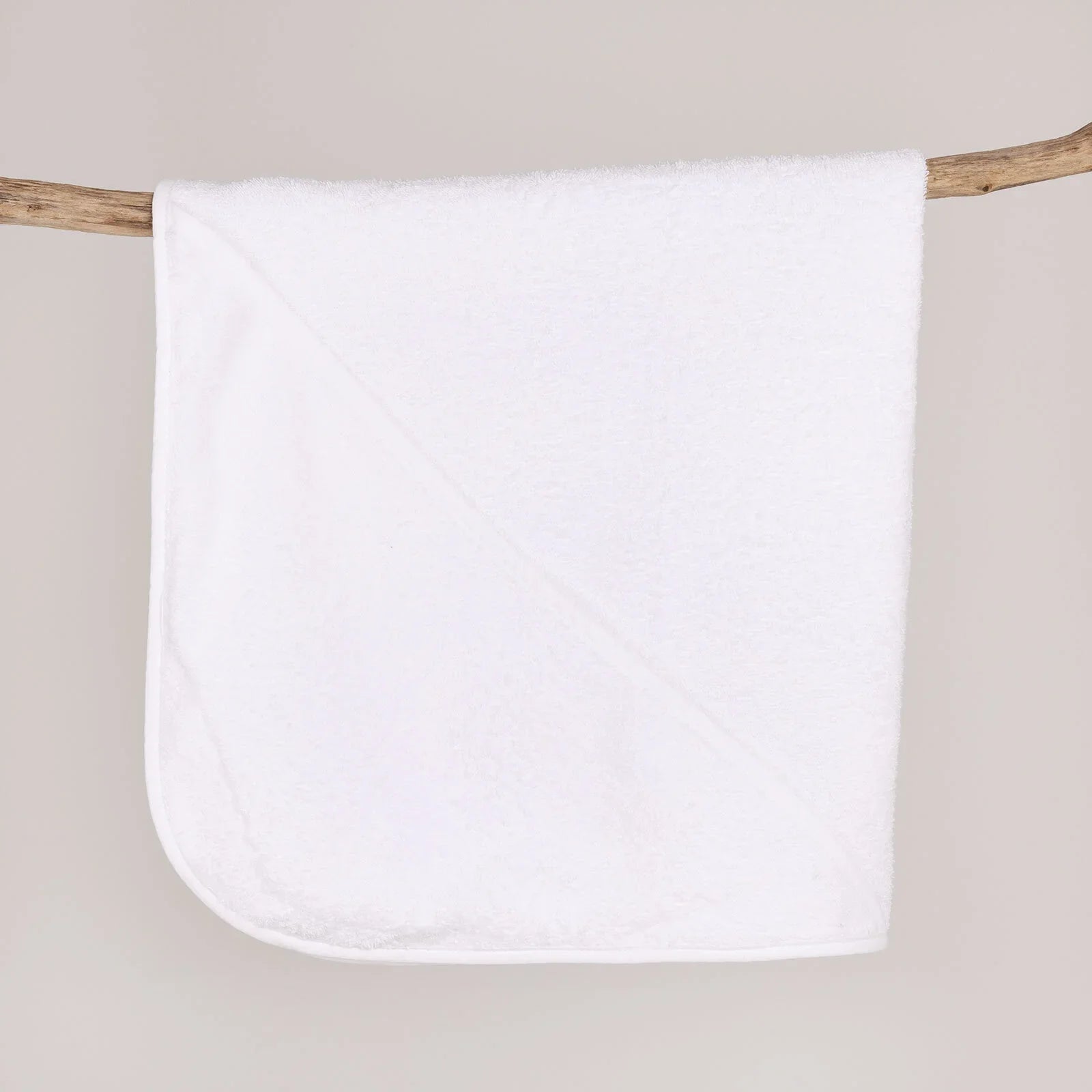 Little Dreams Boy Baby Towel - White