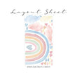 Live Vida Rainbow & Raindrops Wall Stickers