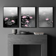 Living Room Canvas Art | Set of 3 Asian Inspired Wall art Prints