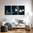 Living Room Gallery Wall | Set of 3 Asian Inspired Wall art Prints