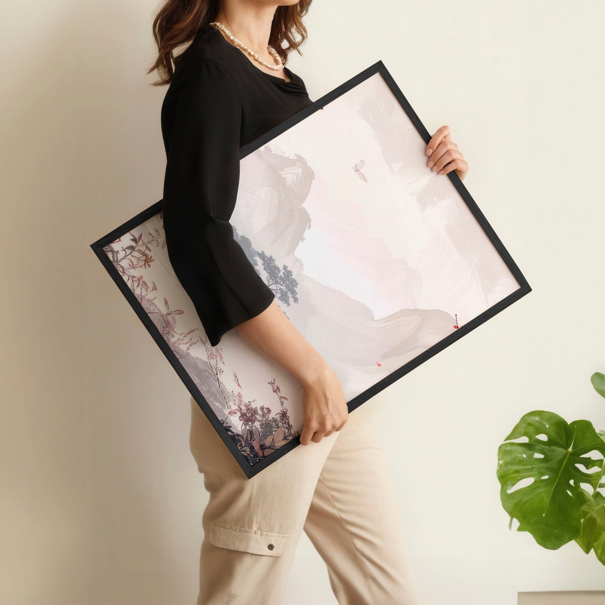 Living Room Picture Wall | Set of 3 Chinoiserie Wall art Prints