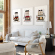 Paris Winter Street Scene Living Room Wall Art Canvas | 
