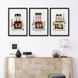 Paris Winter Street Scene Living Room Wall Art Canvas | 