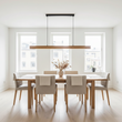Living Room Long Solid Wood Dining Room Bar Chandelier