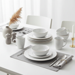 Livorno 16 Pc Ribbed Dinner Set