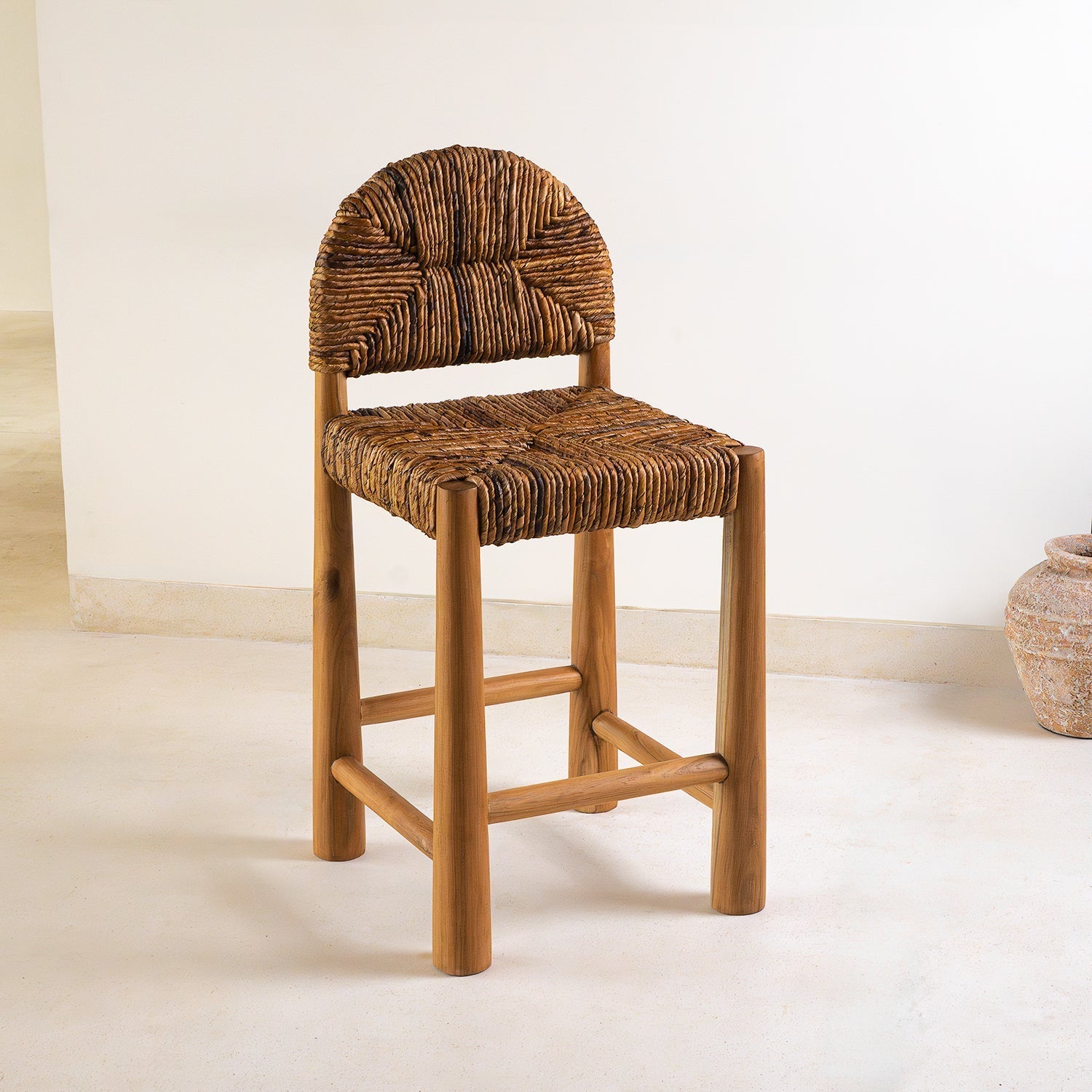 Loka Banana Leaf Bar Stool