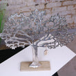 Lolam Tree Sculpture on Mango Wood Base 63cm