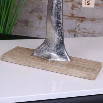 Lolam Tree Sculpture on Mango Wood Base 63cm