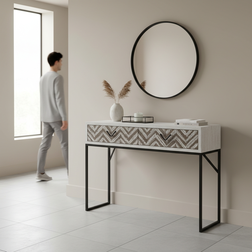 Lombok 2 Drawer Console Table