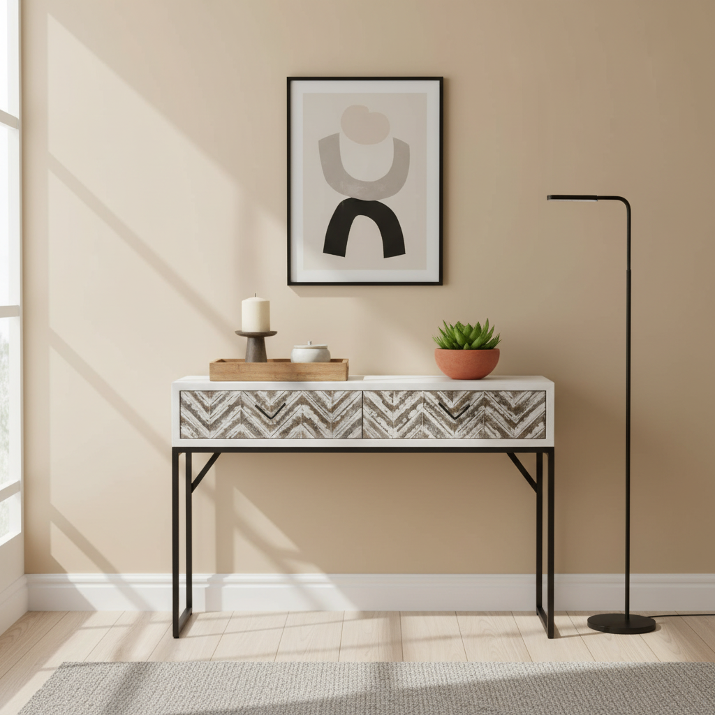Lombok 2 Drawer Console Table