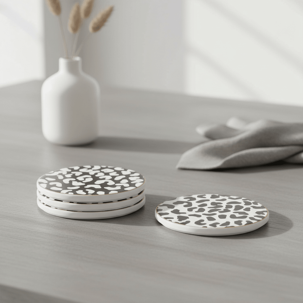 London Leo Set Of Four Coasters