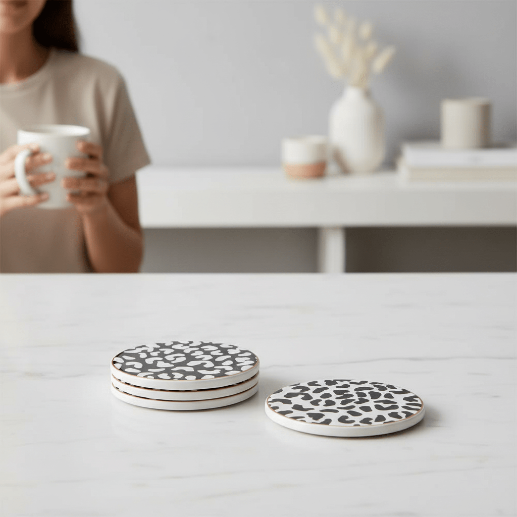 London Leo Set Of Four Coasters