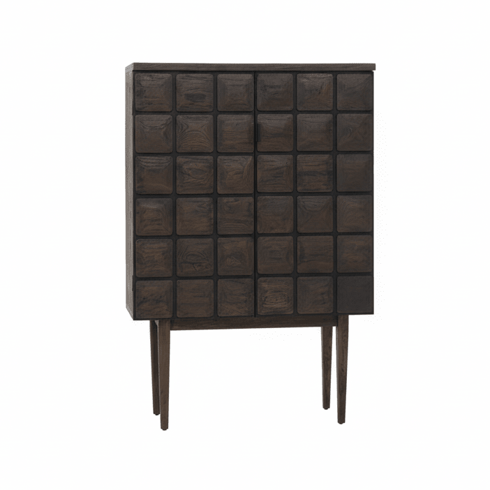 Lucca Recycled Dark Oak Cabinet