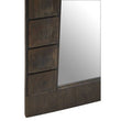 Lucca Recycled Dark Oak Floor Mirror