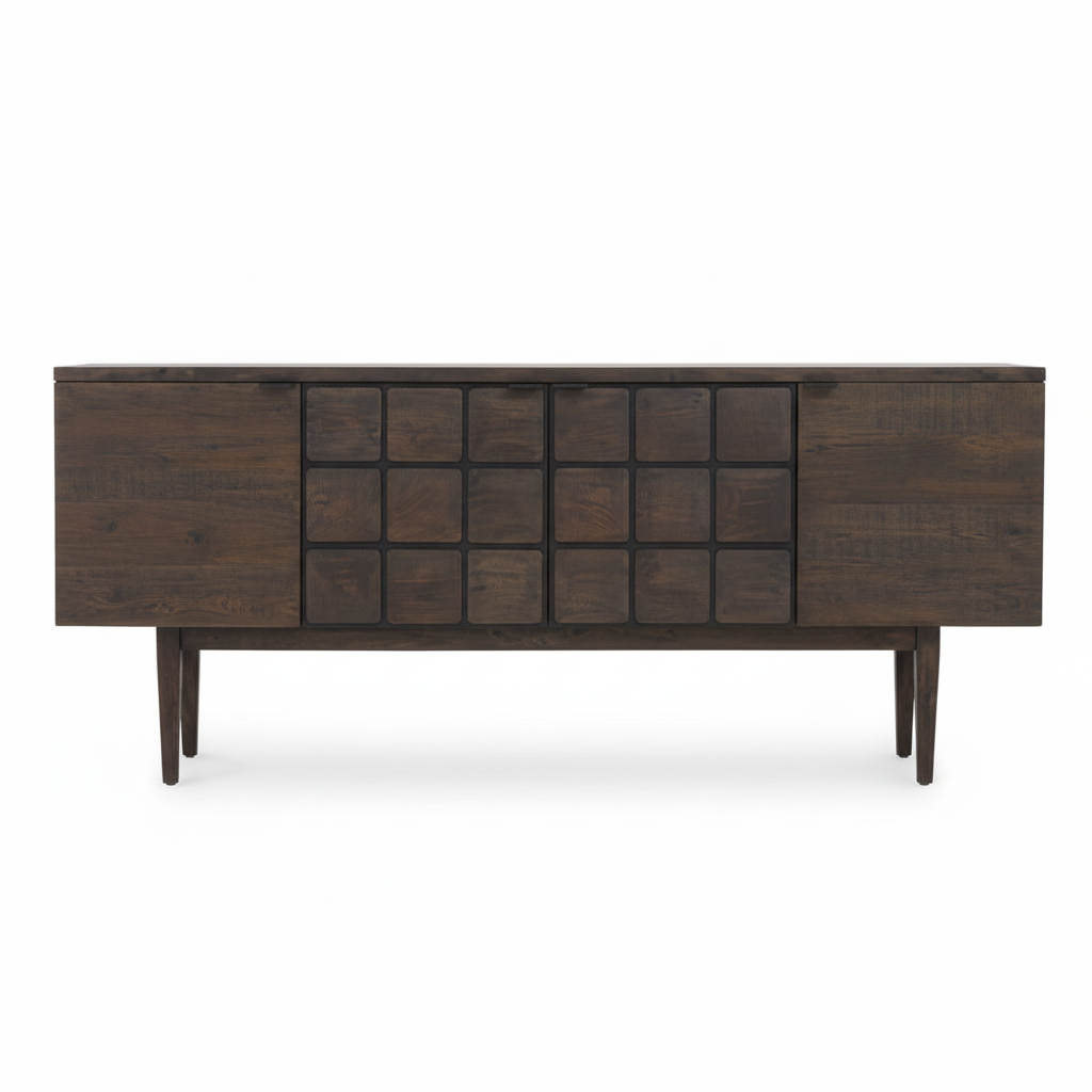 Lucca Recycled Dark Oak Sideboard