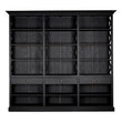 Lyon Black Birchwood Large Cabinet