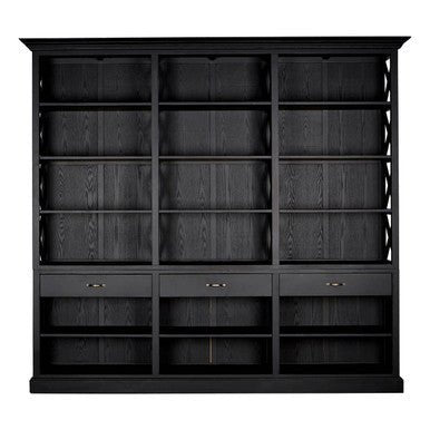 Lyon Black Birchwood Large Cabinet