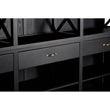 Lyon Black Birchwood Large Cabinet