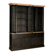 Lyon Black Oak Wood Large Cabinet