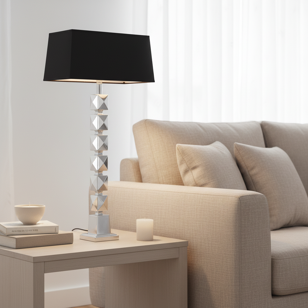 Macey Faceted Table Lamp