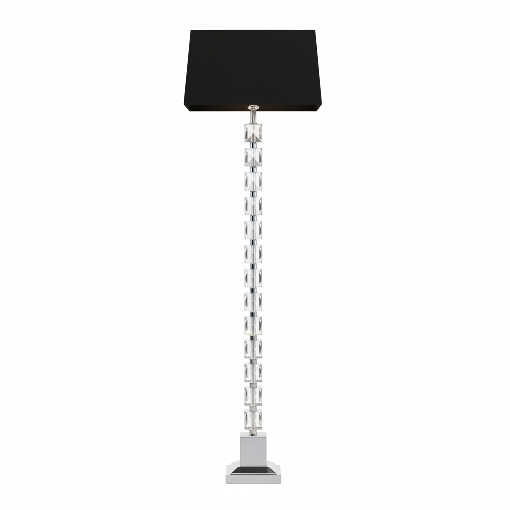 Macey Large Faceted Floor Lamp