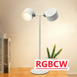 Magnetic Touchable LED USB Rechargeable Table Lamp 360 Rotate Cordless Remote Control Desk Lights Home Bedroom Wall Night Lamp