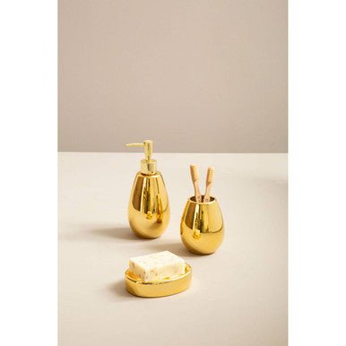 Magpie Dolomite Gold 3Pc Bathroom Set