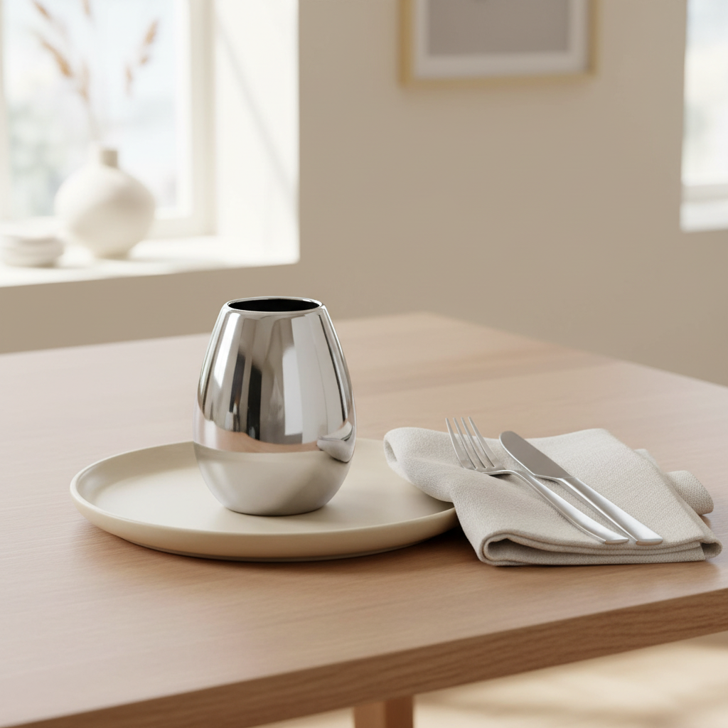 Magpie Dolomite Silver Tumbler - 320ml