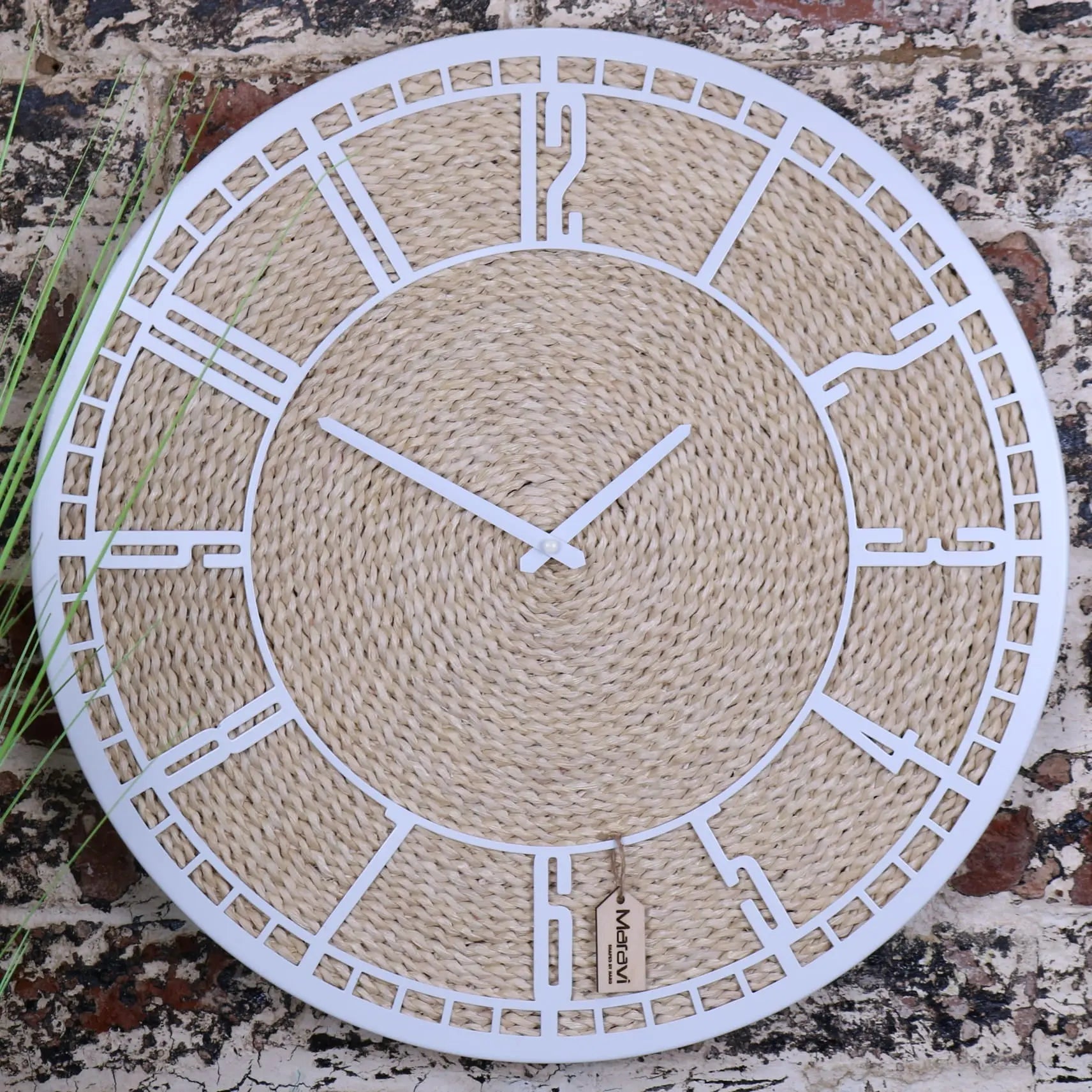 Malada Husk Unusual Wall Clock 50cm 2 Colours
