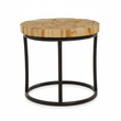 Malang Round Table With Iron Frame