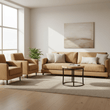 Malang Round Table With Iron Frame