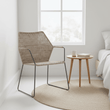 Manado Angled Design Natural Rattan Chair