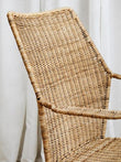 Manado Angled Design Natural Rattan Chair