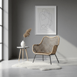 Manado Black Iron Frame Chair