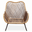Manado Black Iron Frame Chair