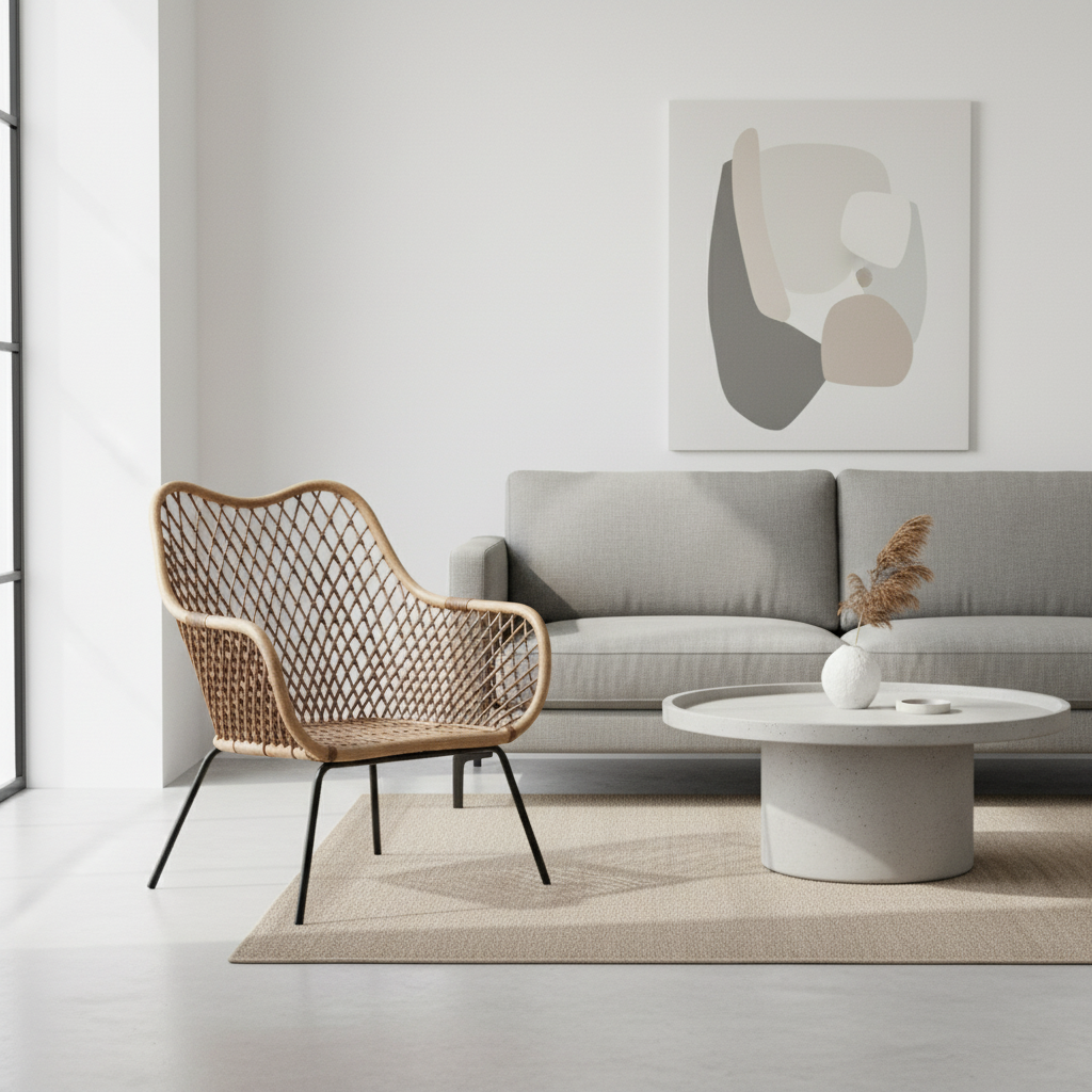 Manado Black Iron Frame Chair