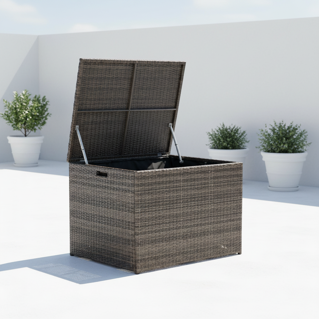 Marbella Rattan Cushion Box L.105 x W.76 x H.72cm